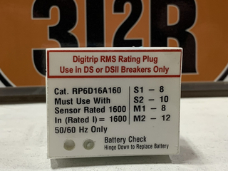 C.H- RP6D16A160 (1600 AMP DIGITRIP RMS RATING PLUG) Product Image